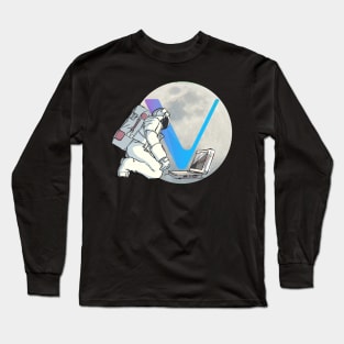 Vechain VET Crypto Link coin Crytopcurrency Long Sleeve T-Shirt